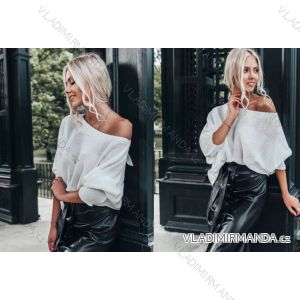 Damen dünner Langarmpullover (S / M ONE SIZE) ITALIAN FASHION IMWA216590