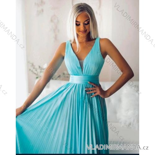 Elegantes Langarmkleid Damen (S / M.ONE SIZE) ITALIAN FASHION IMM211302