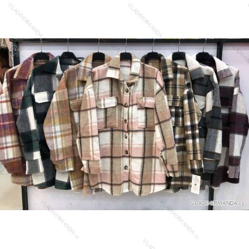 Damen Langarmmantel (S / M ONE SIZE) ITALIAN FASHION IMWE217259