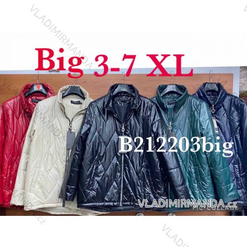 Reißverschluss Kapuzen Langarm Damen Oversized (3XL-8XL) POLISH FASHION PMWT21T21-69