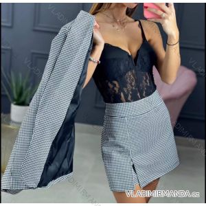 Kleid mit Knöpfen und geknöpften Damen (uni s-m) ITALIAN FASHION IM2203948