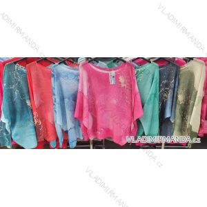 Kleid mit 3/4 Ärmeltasche für Damen (uni sl) ITALIAN Fashion IM3181746