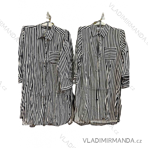 Kleid / Tunika verlängert Frauen (UNI XS-M) ITALIENISCHE MODE IM120042