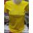 T-Shirt Kurzarm mit Spitze Frauen (Uni s / m) TURKISH FASHION TM920024