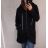 Kabát dlouhý rukáv dámská nadrozměr (XL/2XL ONE SIZE) ITALSKÁ MODA IM421ELA schwarz XL / 3XL