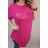 T-Shirt vayage Kurzarm Frauen (uni s / m) ITALIAN FASHIONIM420165 schwarz