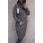 Sommerkleid 3/4 langarm Damen (uni xl / 2xl) ITALIAN FASHION IM821014