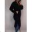 Langarmpullover für Damen (S-M-L ONE SIZE) Italienische Mode IM821201226