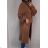 Strickjacke gestrickte Langarmfrauen (UNI S / M) ITALIAN FASHION IMD20424 braun