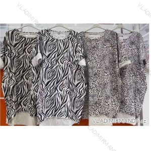 Kleid mit 3/4 Ärmeltasche für Damen (uni sl) ITALIAN Fashion IMWD20527