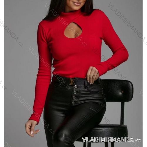 Damen dünner Langarmpullover (S / M ONE SIZE) ITALIAN FASHION IMWA216590