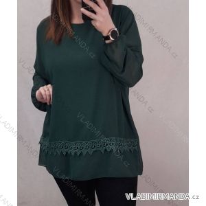 Tunika / Bluse Langarm Damen Oversized (3XL / 4XL ONE SIZE) ITALIAN FASHION IMWQ2191650