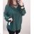 Tunika / Bluse Langarm Damen Oversized (3XL / 4XL ONE SIZE) ITALIAN FASHION IMWQ2191650