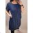 Denim Short Summer Damen trägerloses Kleid (uni s / l) ITALIAN FASHION IM720103