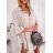 Kleid mit 3/4 Ärmeltasche für Damen (uni sl) ITALIAN Fashion IMWD20529