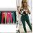 Lange Stretchhose für Damen (S / M ONE SIZE) ITALIAN FASHION IMWA217123