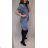 Denim Kurzarm Kleid Damen (s-xl) GOURD MA120GD6047-J 3XL blau