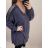 Langarmkleid mit Anhänger Damen Oversized (3XL / 4XL ONE SIZE) ITALIAN FASHION IMWQ2115022