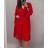 Kleid mit 3/4 Ärmeltasche für Damen (uni sl) ITALIAN Fashion IM3181746