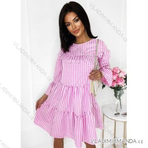 Sommerkleid Langarm geblümte Damen (UNI S / L) ITALIAN FASHION IMK20150
