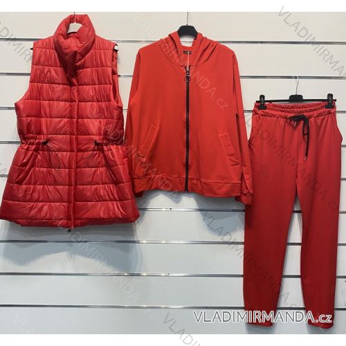 Set lange Jogginghosen und langärmliges Sweatshirt für Frauen (UNI S / L) TURKISH FASHION IMK20148