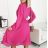 Kleid mit 3/4 Ärmeltasche für Damen (uni sl) ITALIAN Fashion IM3181746