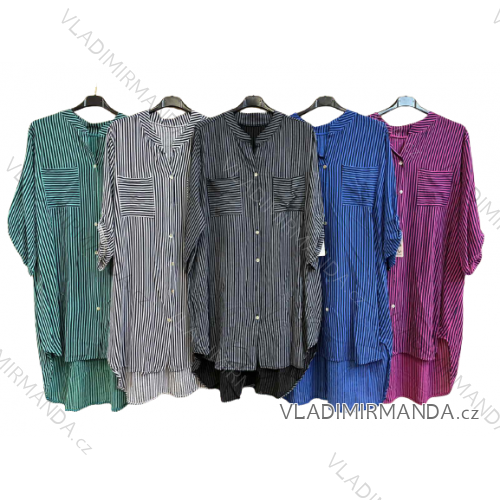 Hemdkleid 3/4 Langarm Damen (UNI S / L) ITALIENISCHE MODE IM420203