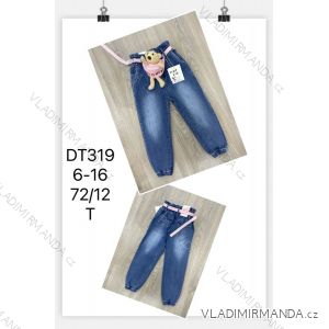 Jeans mit Lätzchen Kinder jugendliche Mädchen (4-12 Jahre) SAD SAD20DT175