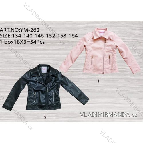 Jeansjacke warmes Teenie-Mädchen (134-164) ACTIVE SPORTS ACT218P-8129