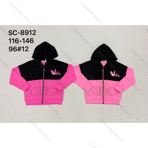 Kinder Hoodie für Mädchen (116-146) ACTIVE SPORT ACT218P-7493