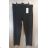 Leggings lange leichte Damen  Oversize (5XL-7XL / schwarz)  SMI22A-104 schwarz 5XL