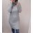 Sommerkleid Langarm geblümte Damen (UNI S / L) ITALIAN FASHION IMK20150