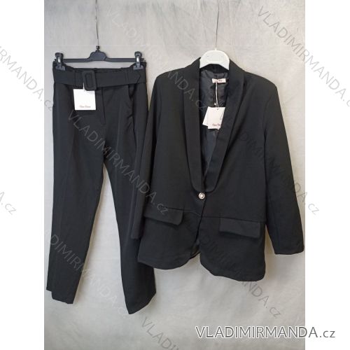 Kleid mit Knöpfen und geknöpften Damen (uni s-m) ITALIAN FASHION IM2203948 schwarz 5XL