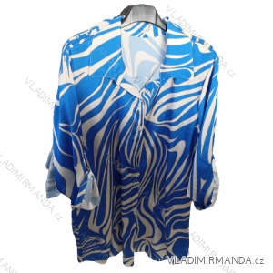 Langarm-Tunika-Hemdhemd mit Damen (uni sl) ITALIENISCHE Mode IM718028