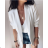 Dünne Feder-Langarmjacke für Damen (uni s-l) ITALIAN FASHION IMC20073 <p>Königsblau</p> M / L