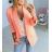 Dünne Feder-Langarmjacke für Damen (uni s-l) ITALIAN FASHION IMC20073 <p>Königsblau</p> M / L