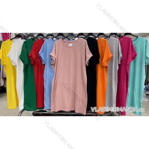 Kleid mit 3/4 Ärmeltasche für Damen (uni sl) ITALIAN Fashion IMWD20527