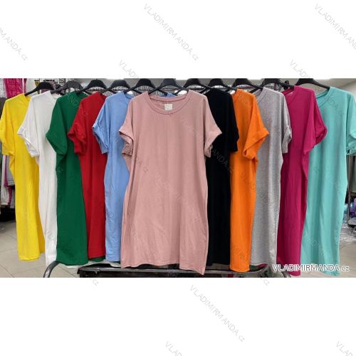 Kleid mit 3/4 Ärmeltasche für Damen (uni sl) ITALIAN Fashion IMWD20527