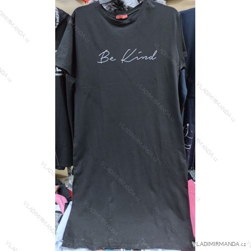 Šaty krátký rukáv dámské nadrozměr (3XL/4XL) TURECKÁ MÓDA TML21011