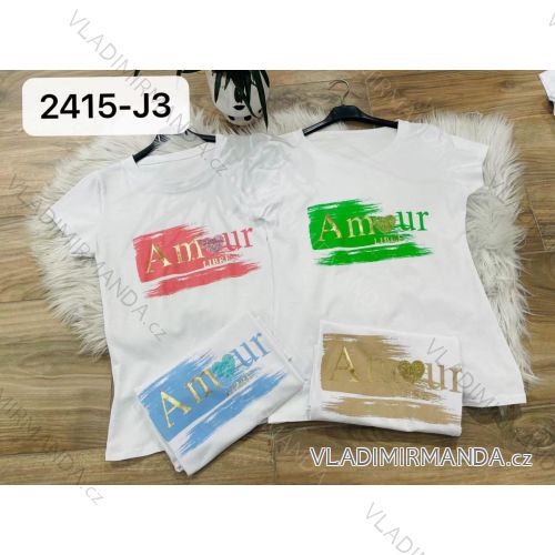 T-Shirt Kurzarm Frauen (UNI S-M) ITALIENISCHE MODE IMM20330