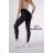 Lange Leggings DAMENLEDER (UNI S-M) ITALIENISCHE MODE IMM20FD3063