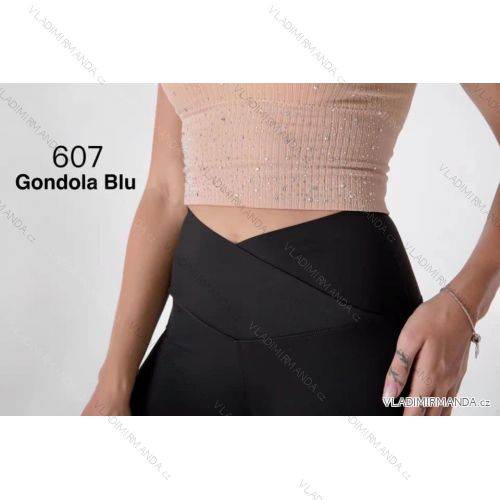 Lange Leggings DAMENLEDER (UNI S-M) ITALIENISCHE MODE IMM20FD3063