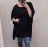 Kleid mit 3/4 Ärmeltasche für Damen (uni sl) ITALIAN Fashion IMWD20527