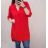 Klassisches Kurzarmkleid Damen (uni s-l) ITALIENISCHES MODA IMC20206
