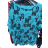 Damen-Kurzarmtunika (uni m / l) ITALIAN FASHION IMBS20015