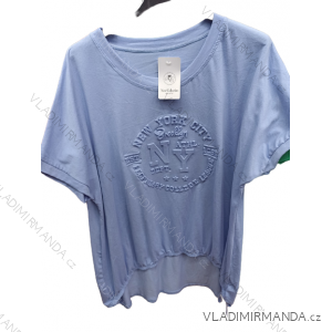 Damen-Kurzarmtunika (uni m / l) ITALIAN FASHION IMBS20015