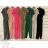 Kleid mit 3/4 Ärmeltasche für Damen (uni sl) ITALIAN Fashion IMWD20529