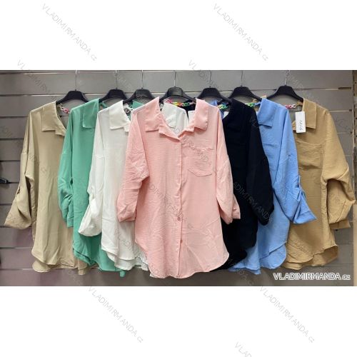 T-Shirt Kurzarm Frauen (UNI S / L) ITALIENISCHE MODE IMK20128