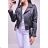 Jacke Winterjacke mit Kapuze und Fell Damen Übergröße (46-54) POLISH FASHION BLI19YP-18057-12 M schwarz