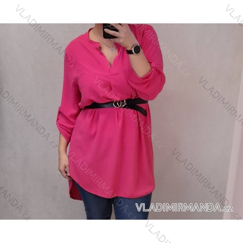 Klassisches Kurzarmkleid Damen (uni s-l) ITALIENISCHES MODA IMC20206